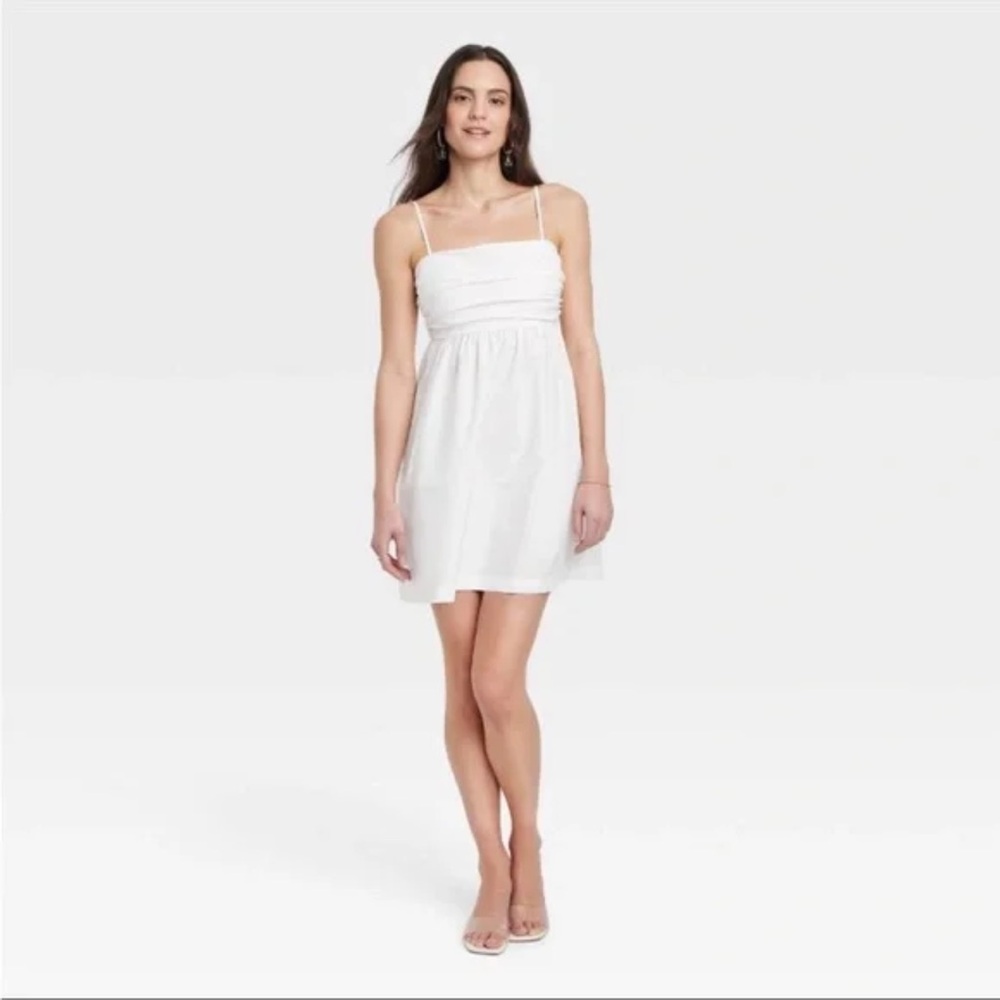 A New Day Babydoll Dress | White | Small